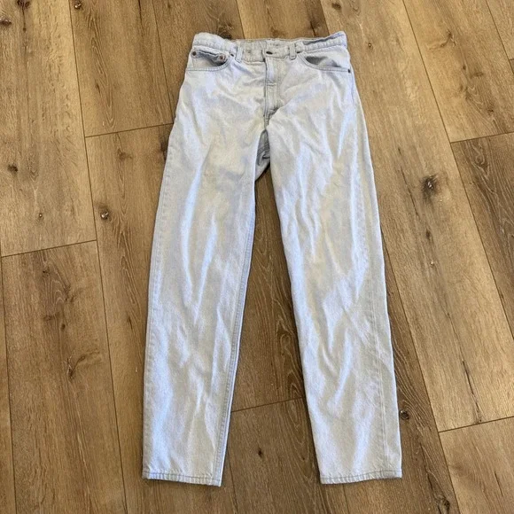 Vintage Levis 550 Jeans Mens 33 x 34 Relaxed Fit 90s Denim Tapered Leg Blue